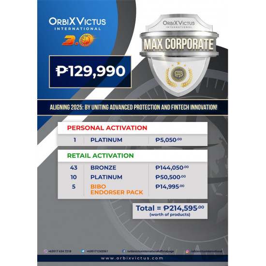 MAX CORPORATE PACKAGE 3