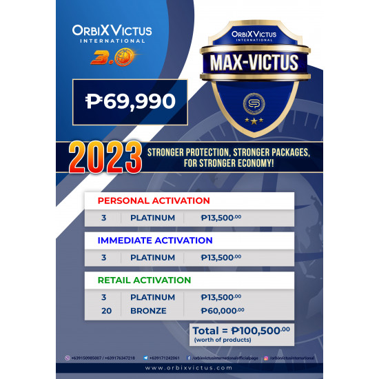 OVI MAX VICTUS PACKAGE OVI MAX VICTUS PACKAGE
