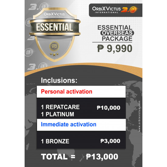OVERSEAS ESSENTIAL PACKAGE OVERSEAS ESSENTIAL PACKAGE