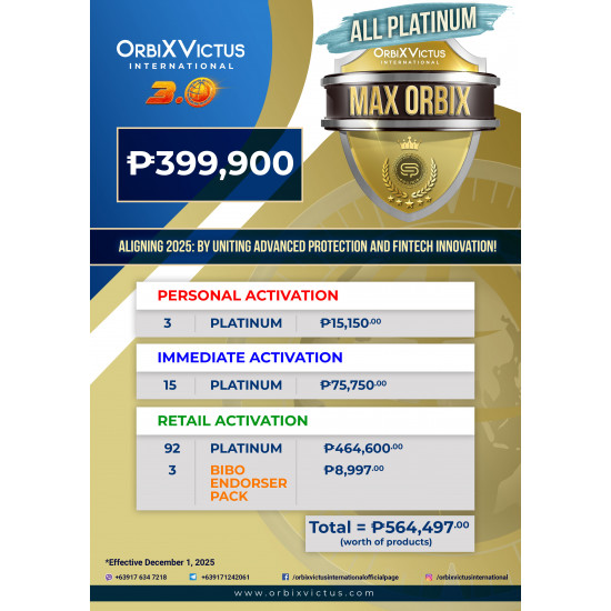 ALL PLATINUM MAX ORBIX PACKAGE 2