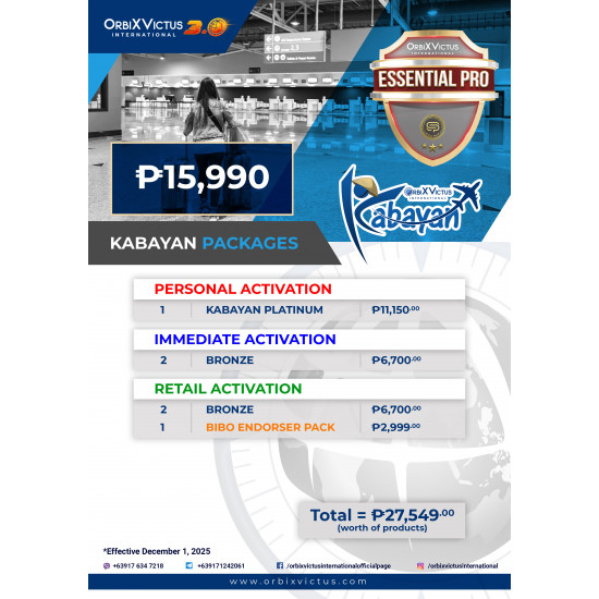 KABAYAN ESSENTIAL PRO PACKAGE 2