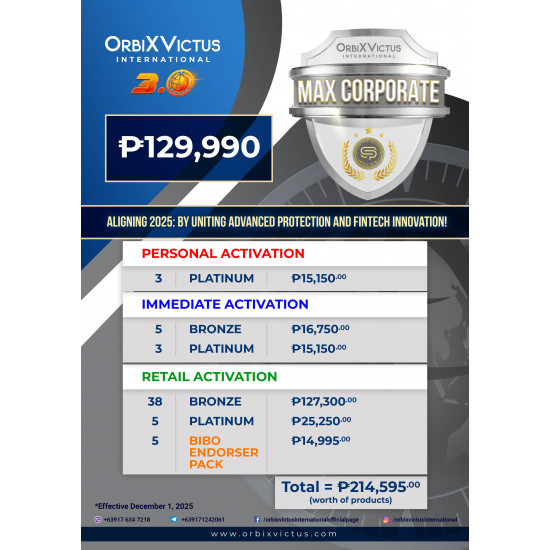 MAX CORPORATE PACKAGE 2